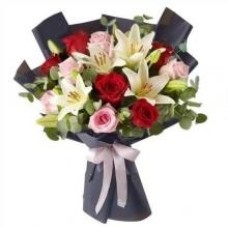 Roses And Lilies Bouquet
